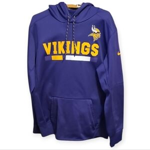 Nike Purple and Yellow Vikings Hoodie